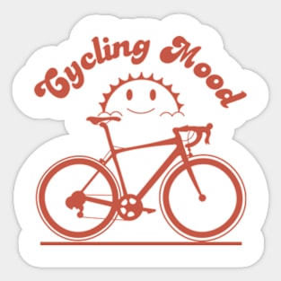 Cycling Mood Sticker